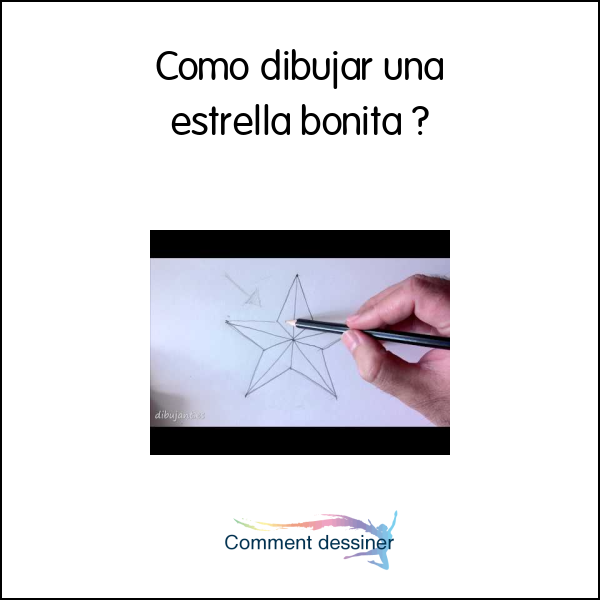 Como dibujar una estrella bonita